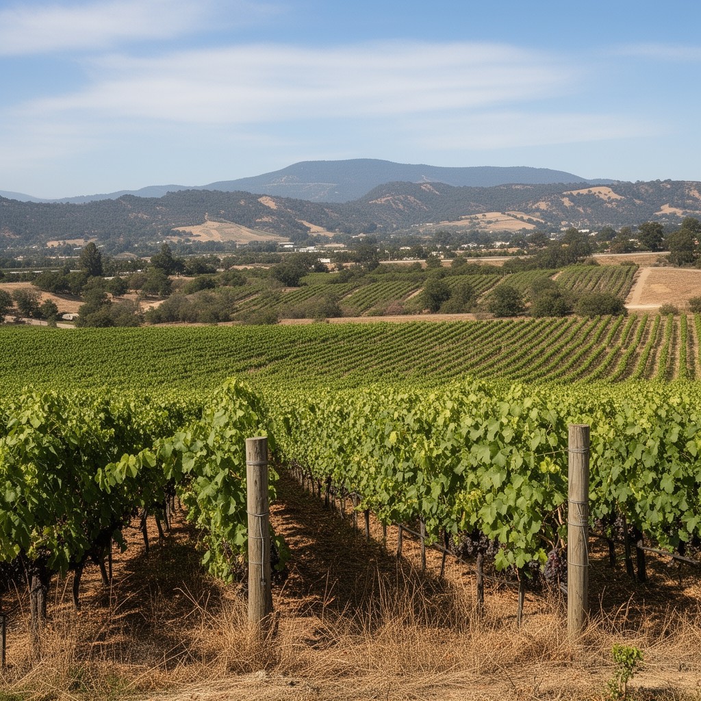 AI-generated illustration of American Viticultural Area