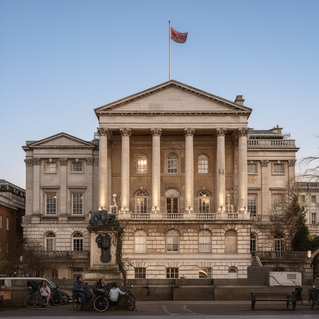 AI-generated illustration of Queen’s House