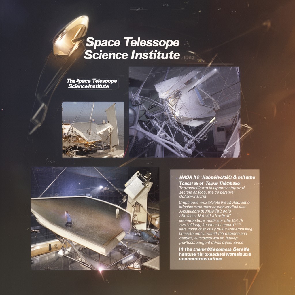 AI-generated illustration of Space Telescope Science Institute