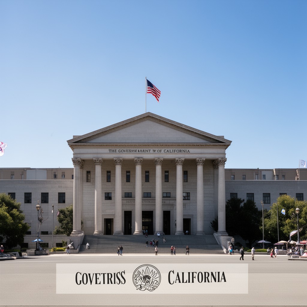 AI-generated illustration of Government of California