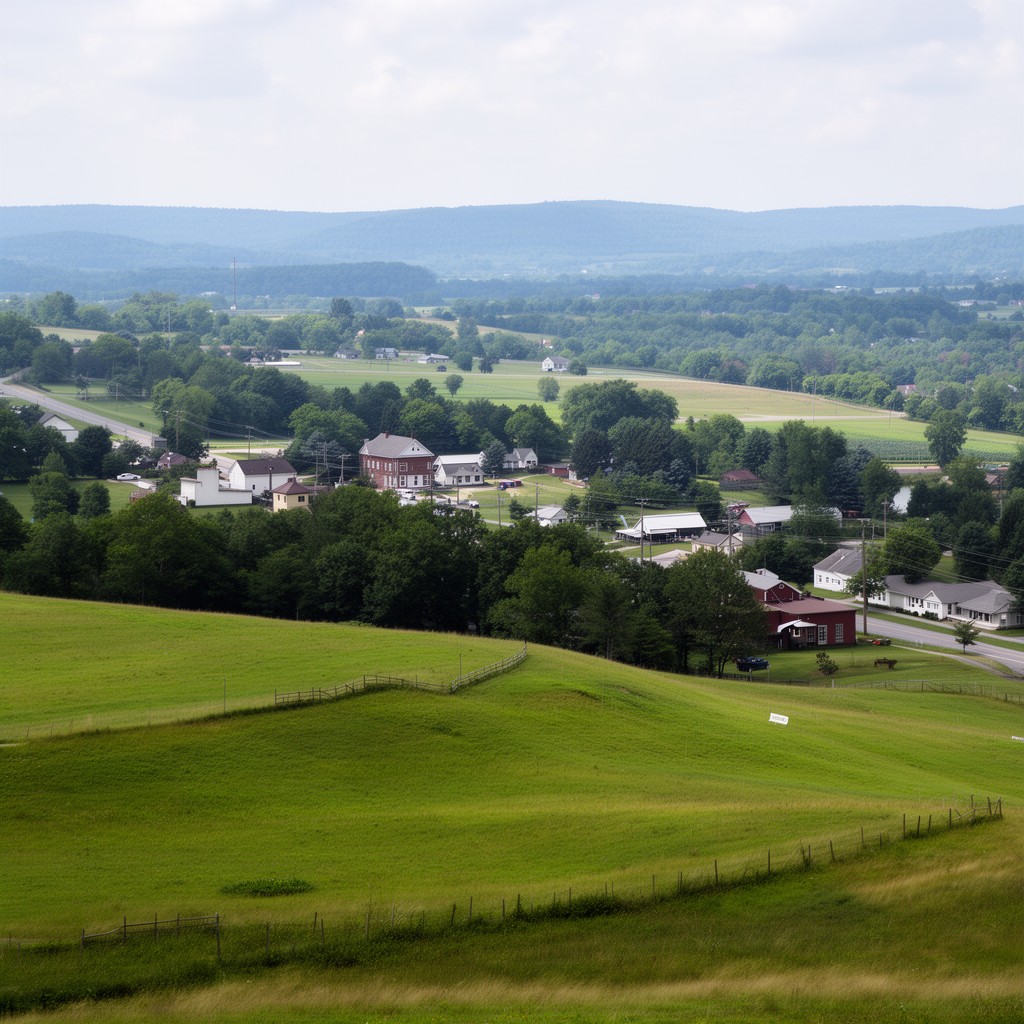 AI-generated illustration of Clark County, Kentucky