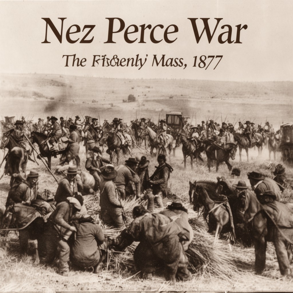 AI-generated illustration of Nez Perce War