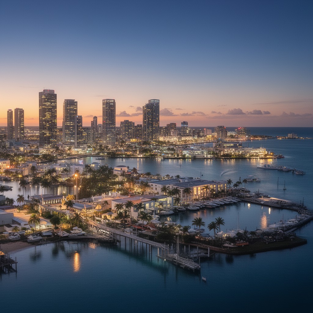 AI-generated illustration of South Florida
