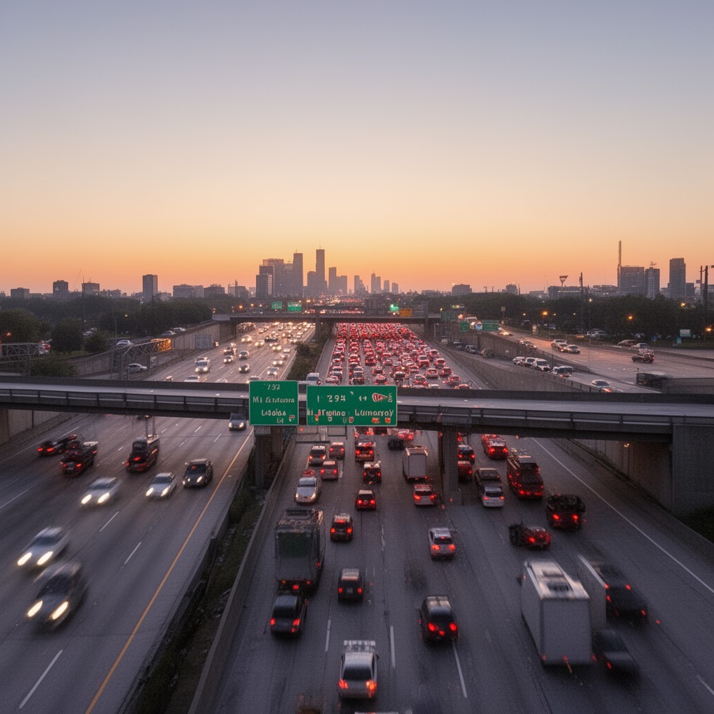 AI-generated illustration of I-294