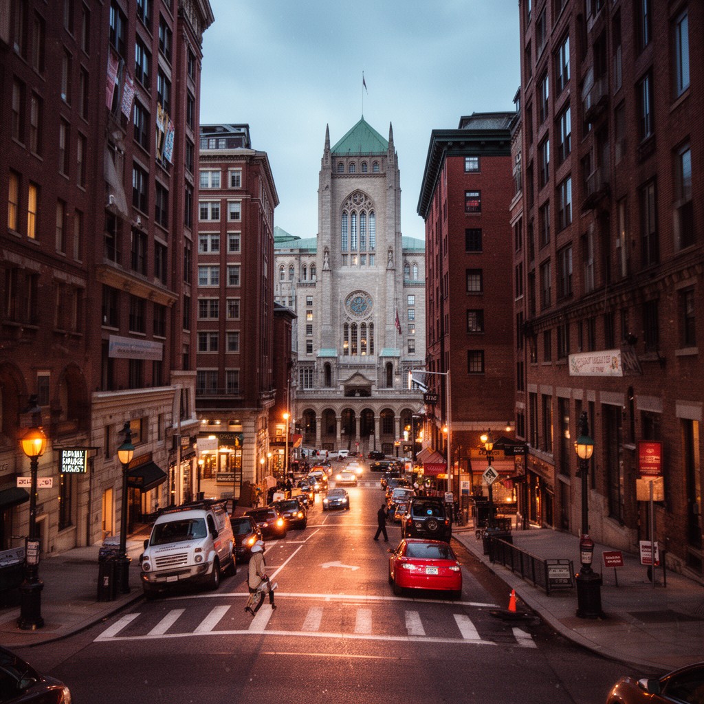 AI-generated illustration of College Street