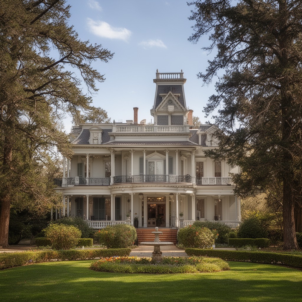 AI-generated illustration of California Governor's Mansion