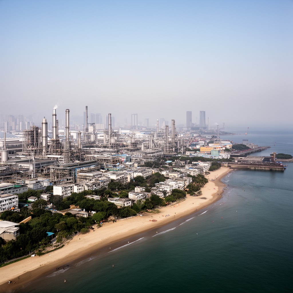 AI-generated illustration of Jinshan District