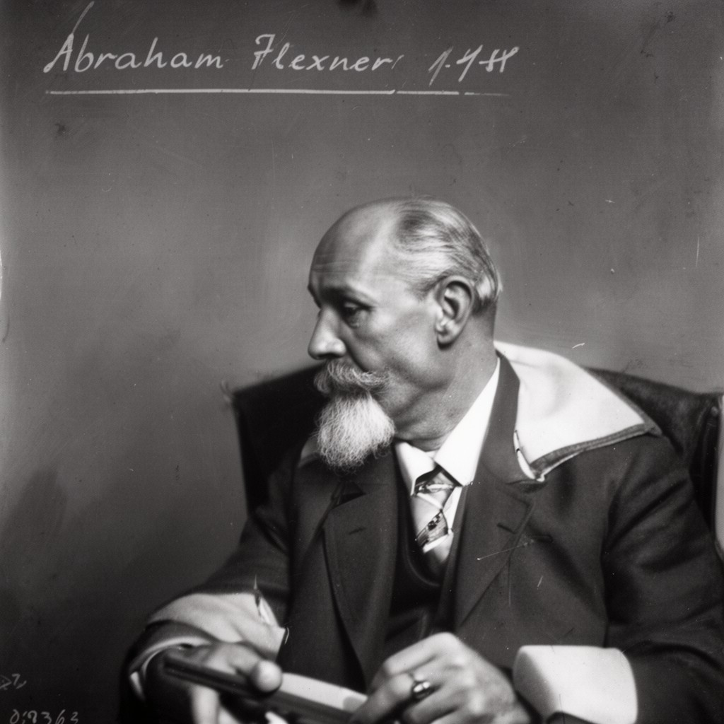 AI-generated illustration of Abraham Flexner