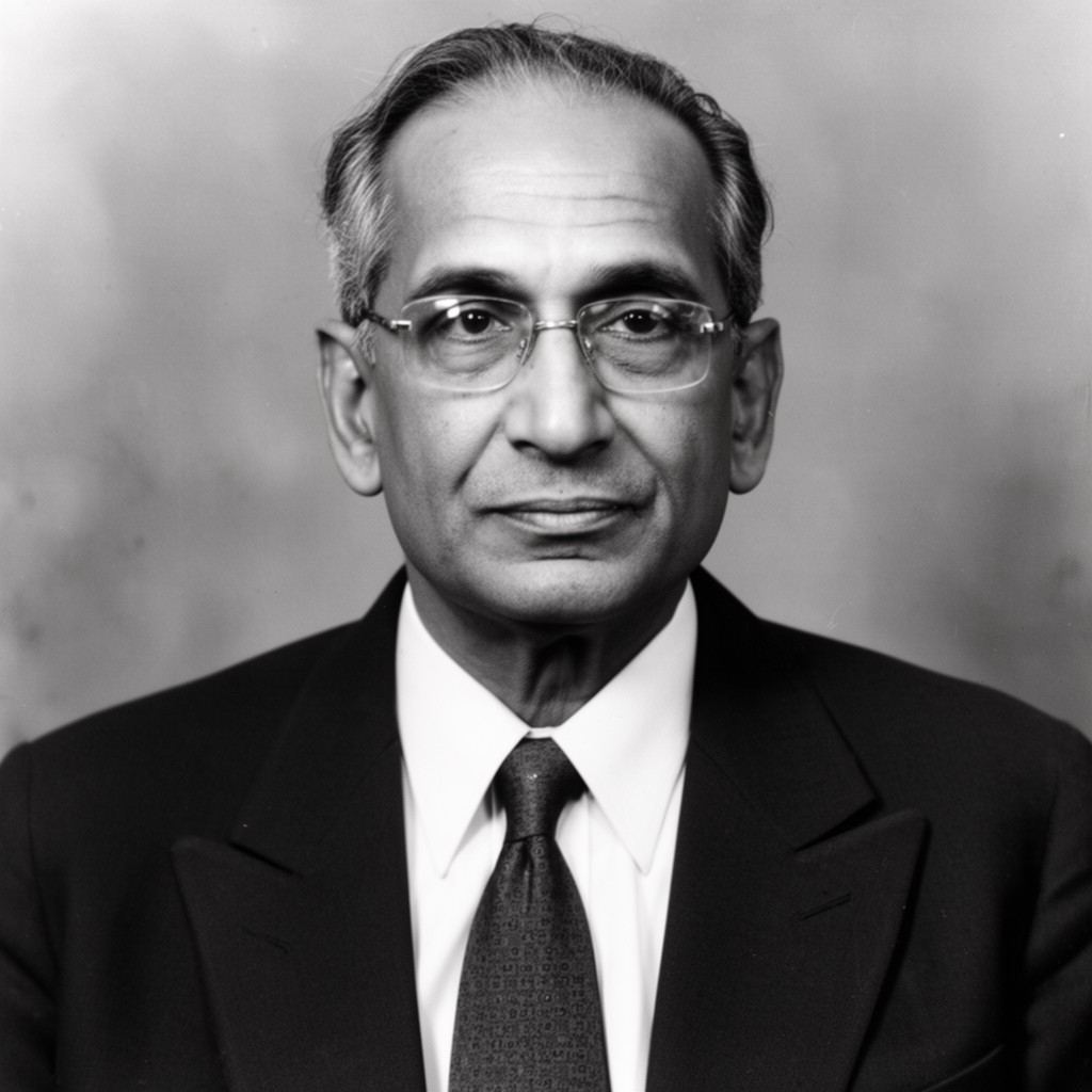 AI-generated illustration of Harish-Chandra