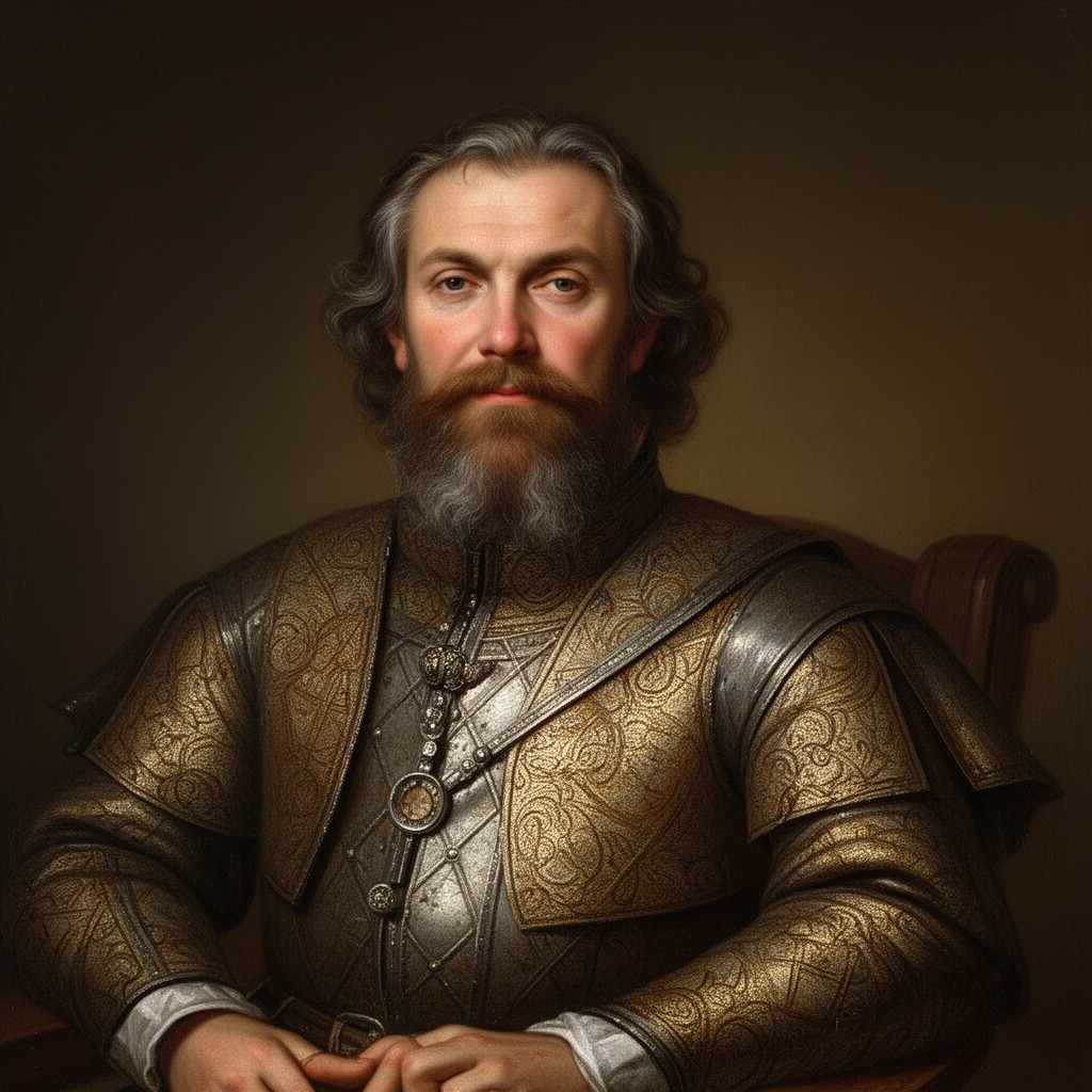 AI-generated illustration of Sir Edward Dacre