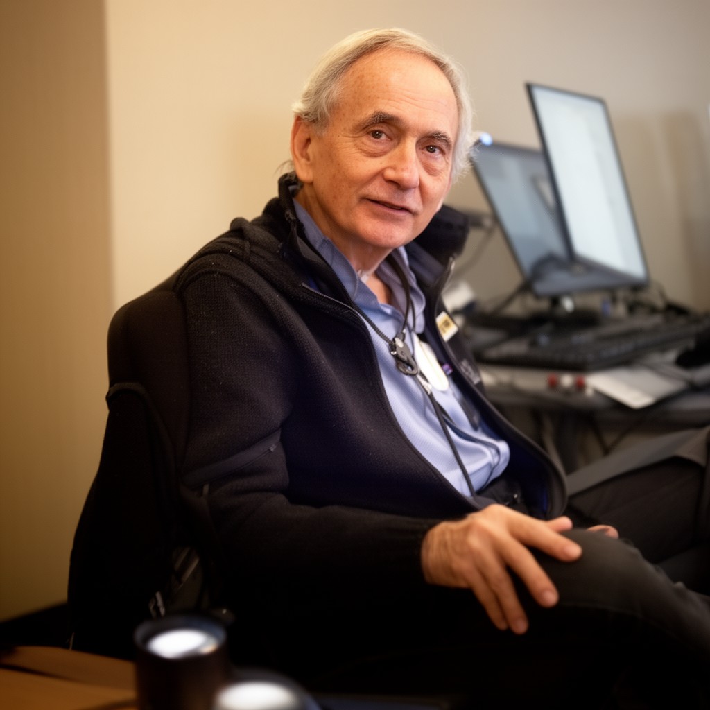 AI-generated illustration of Andrew Viterbi