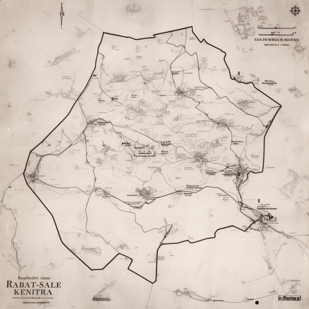 AI-generated illustration of Rabat-Salé-Kénitra region