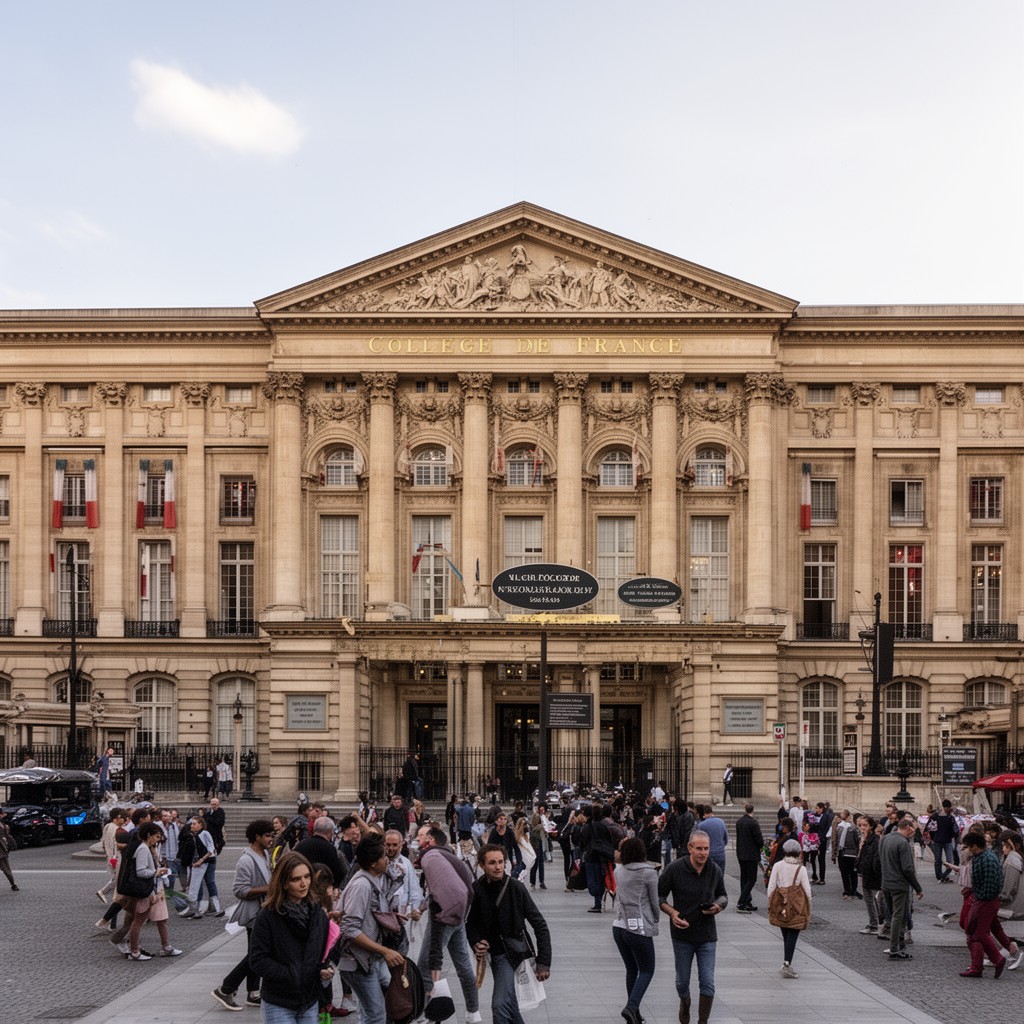 AI-generated illustration of Collège de France