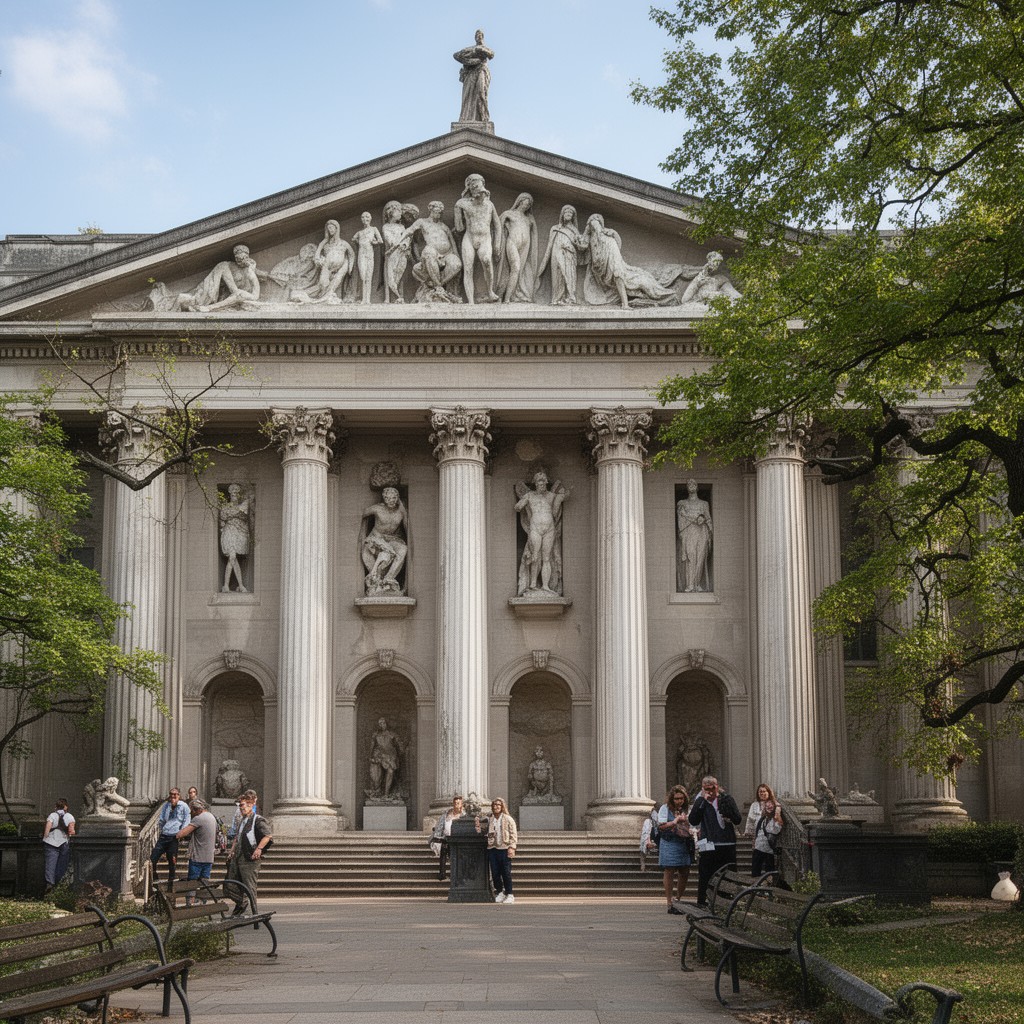 AI-generated illustration of Rodin Museum