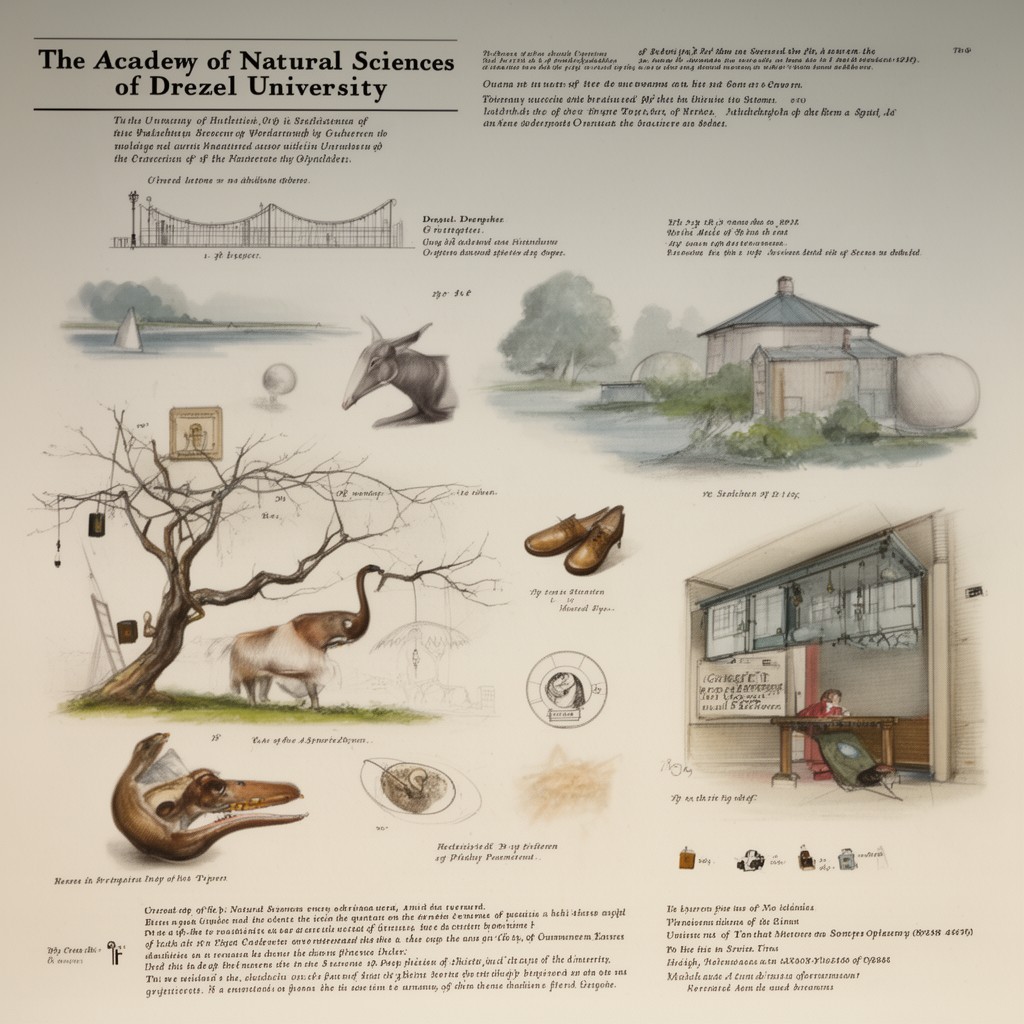 AI-generated illustration of Academy of Natural Sciences of Drexel University
