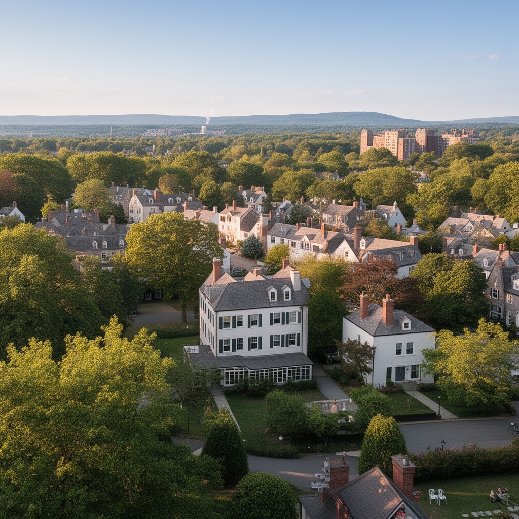 AI-generated illustration of Town of Belmont