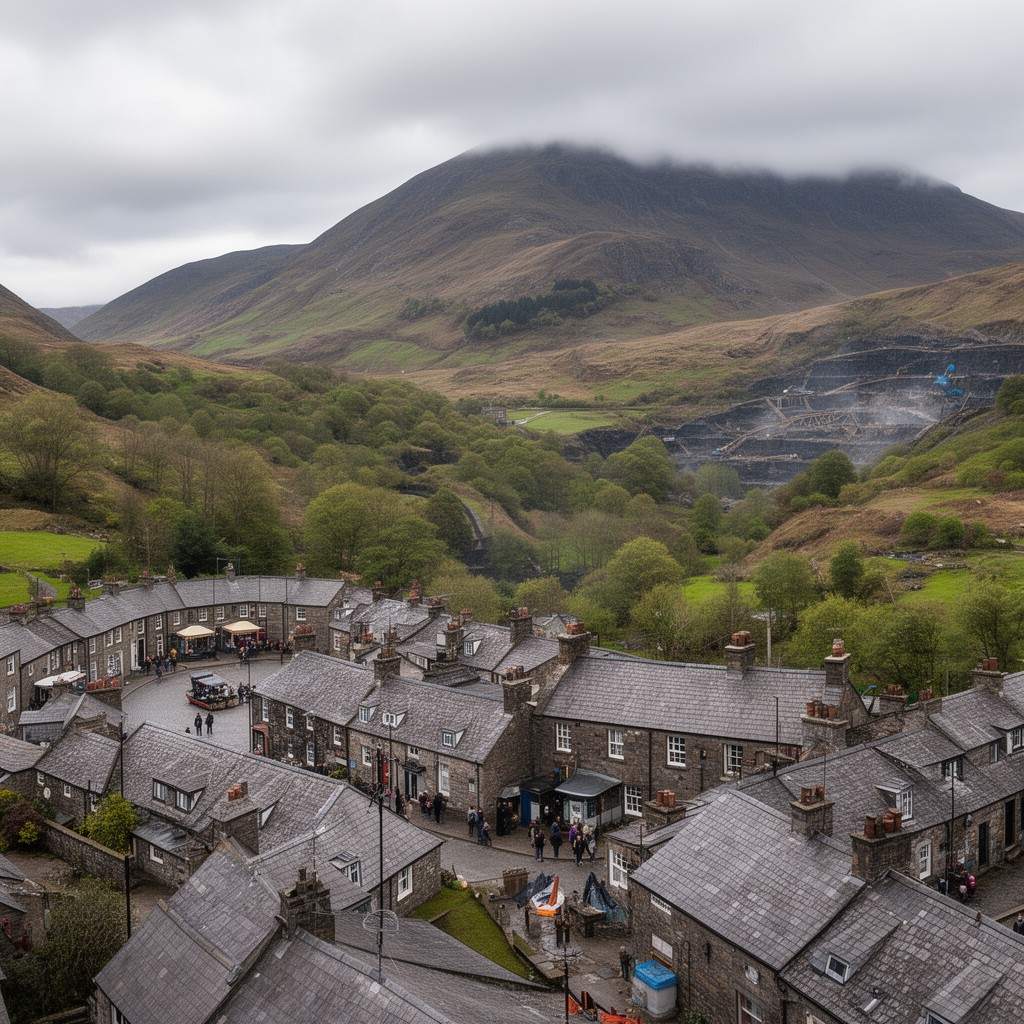 AI-generated illustration of Ffestiniog