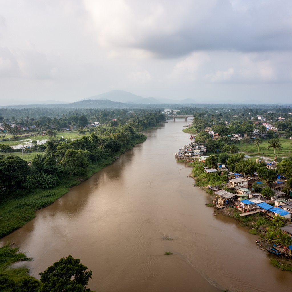AI-generated illustration of Jamuna River
