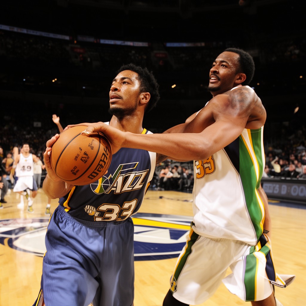 AI-generated illustration of Utah Jazz