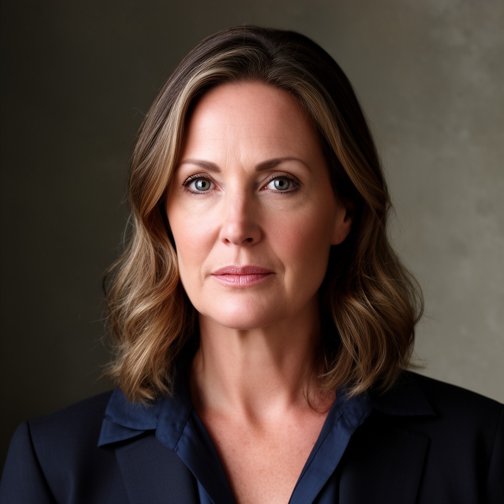 AI-generated illustration of Melissa Leo
