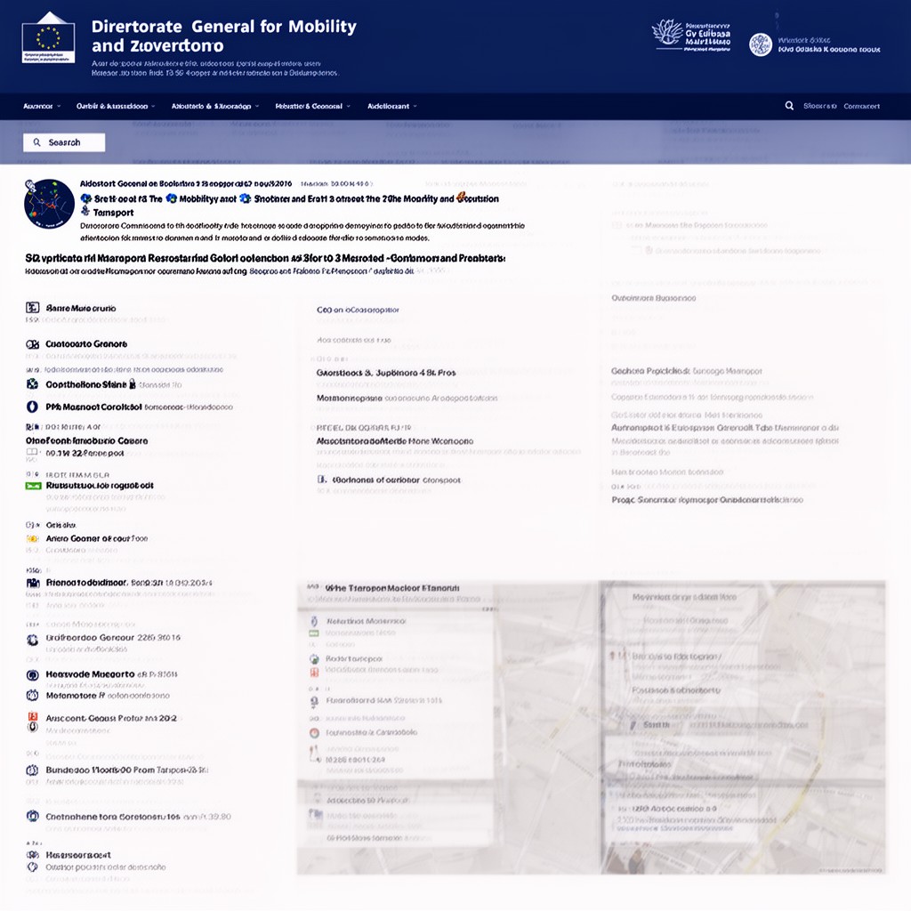 AI-generated illustration of Directorate-General for Mobility and Transport