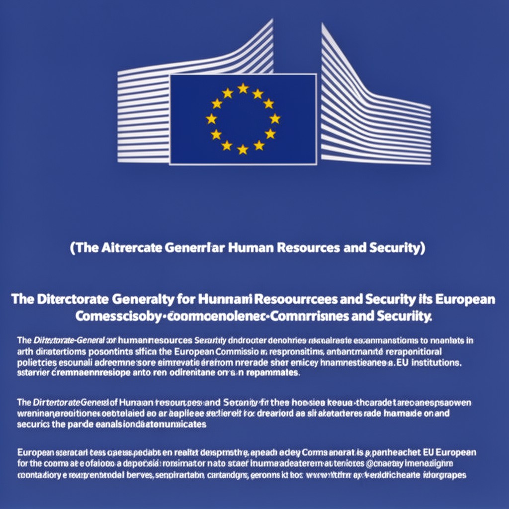 AI-generated illustration of Directorate-General for Human Resources and Security