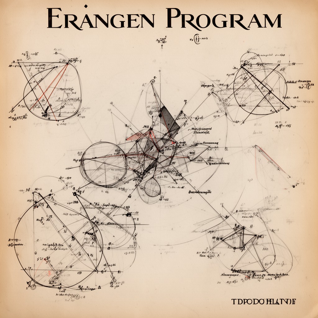 AI-generated illustration of Erlangen Program