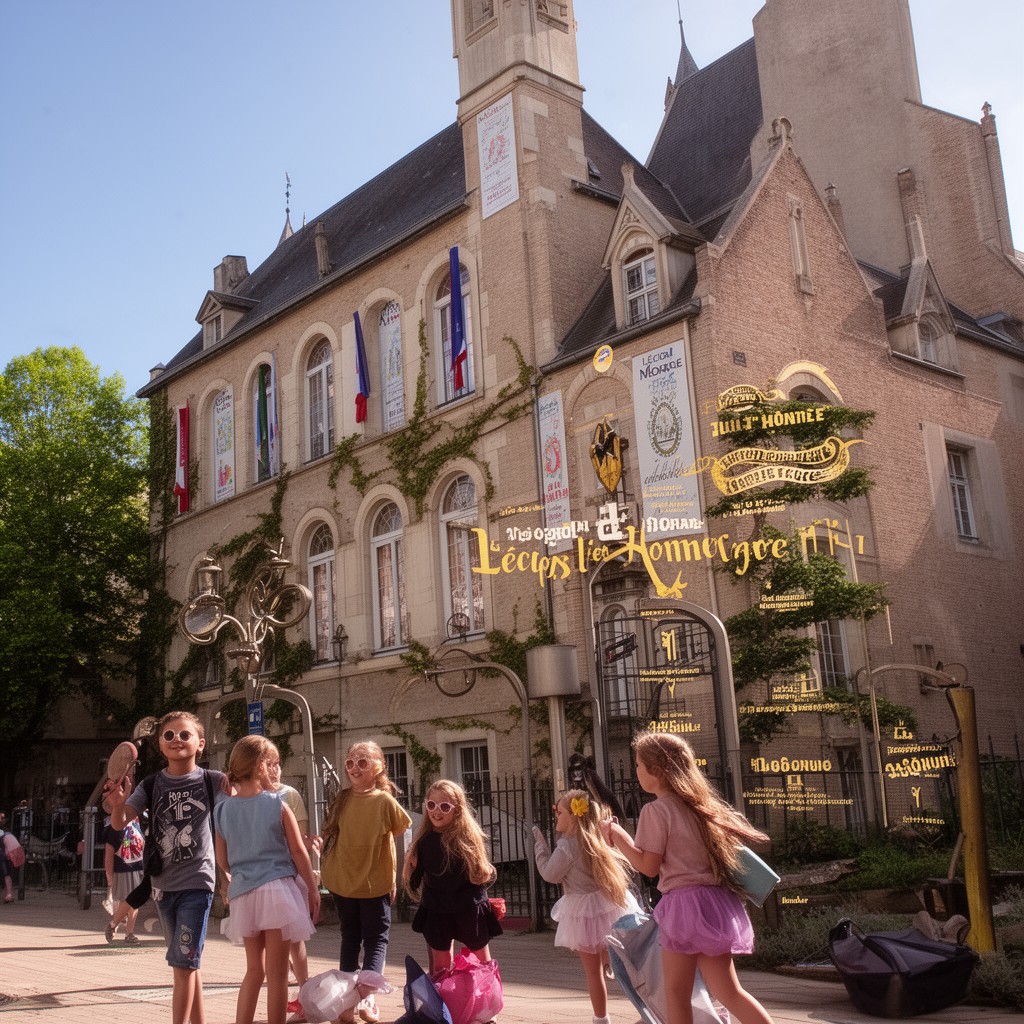 AI-generated illustration of Légion d'honneur schools