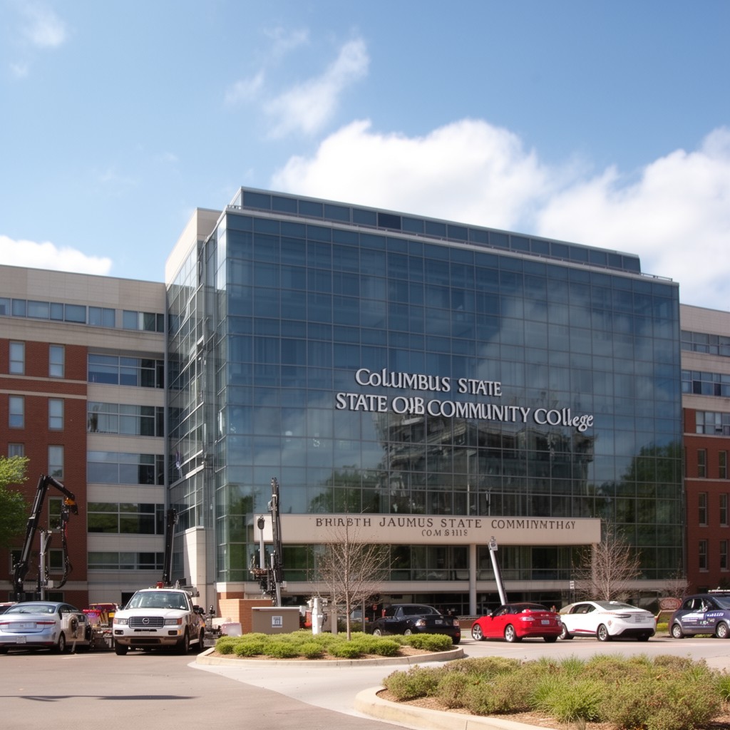 AI-generated illustration of Columbus State Community College