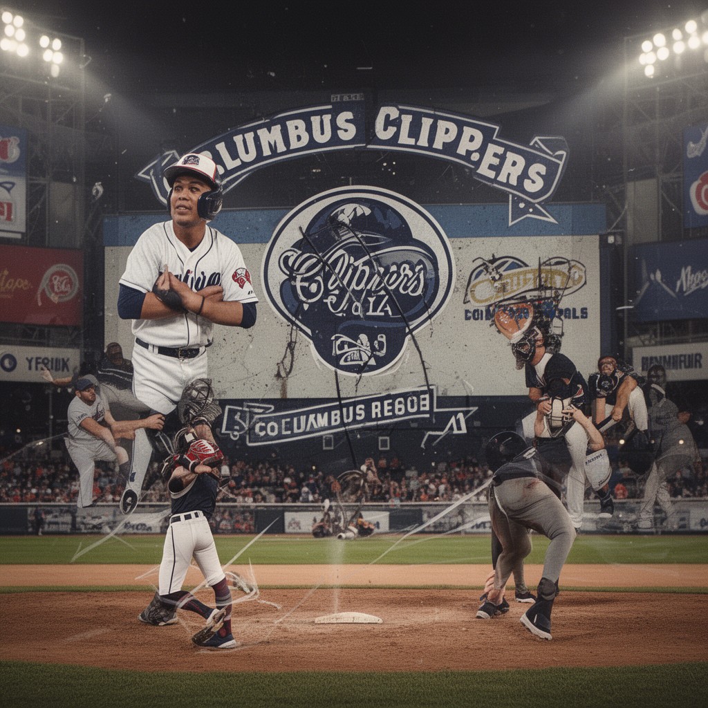 AI-generated illustration of Columbus Clippers