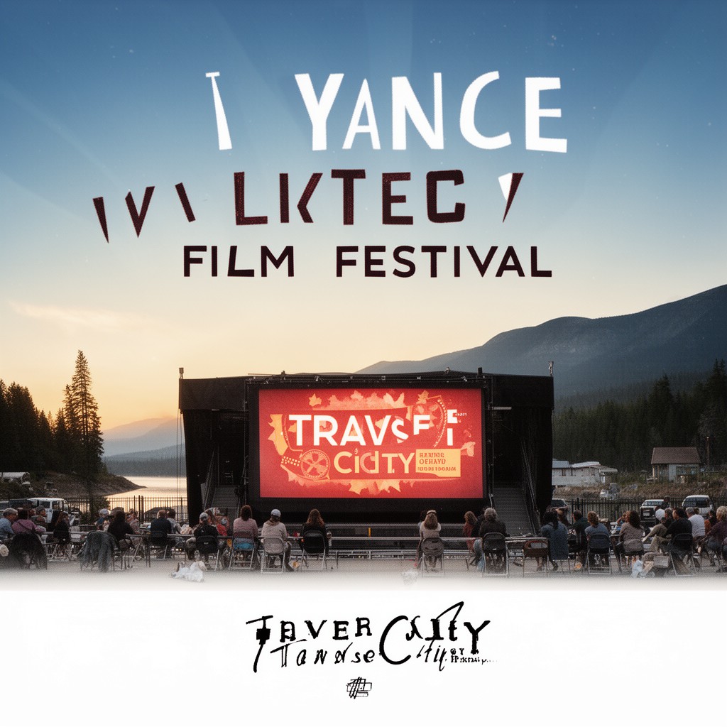 AI-generated illustration of Traverse City Film Festival
