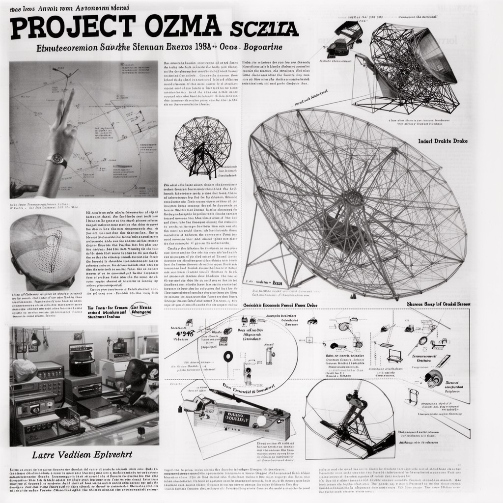 AI-generated illustration of Project Ozma