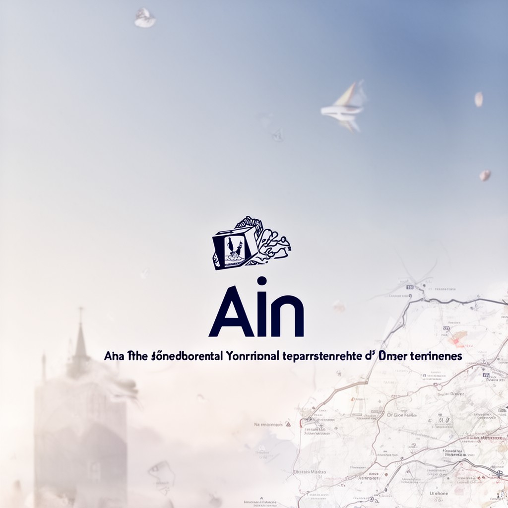 AI-generated illustration of French departmental authorities of Ain
