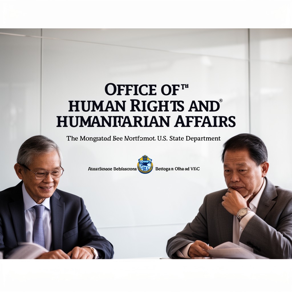 AI-generated illustration of Office of Human Rights and Humanitarian Affairs