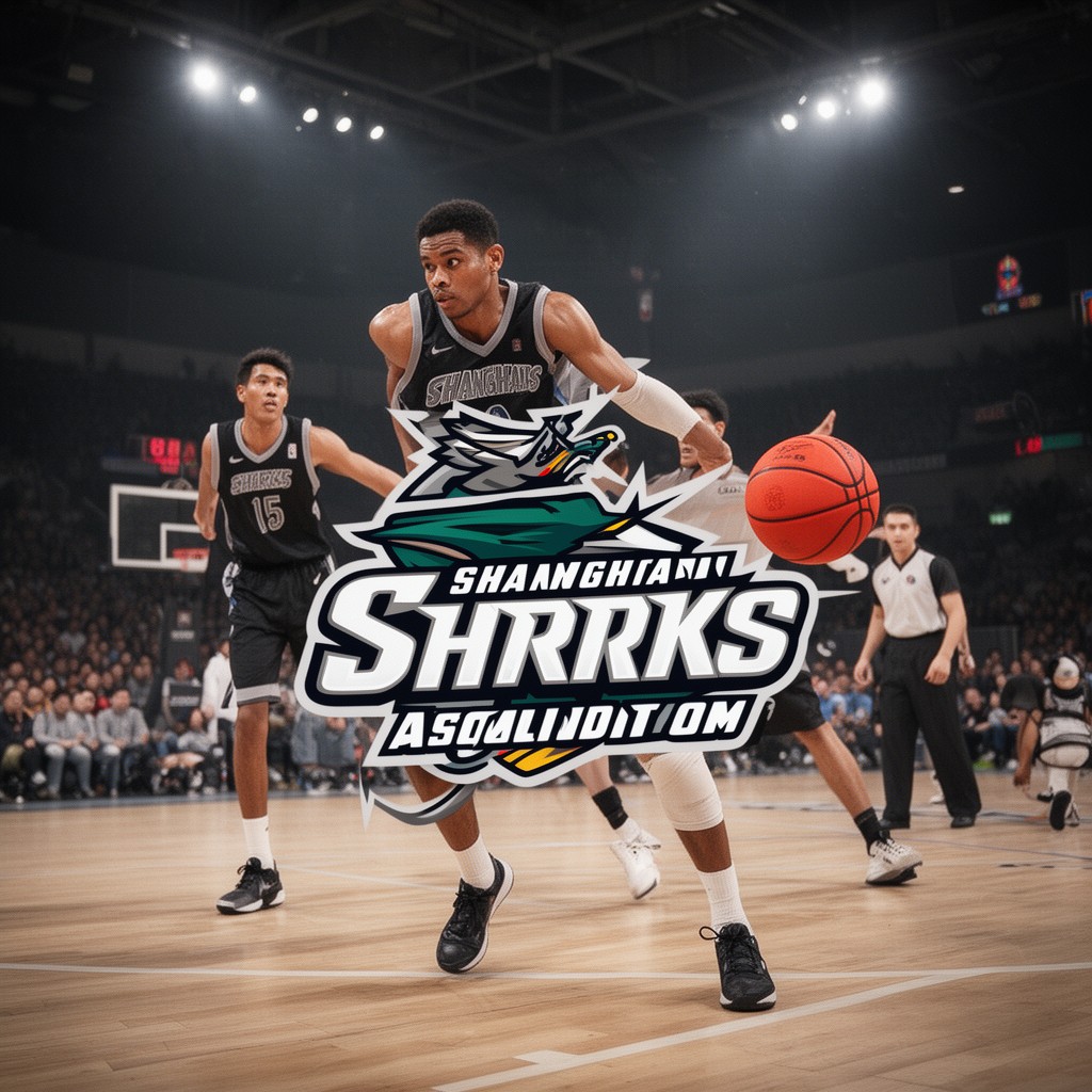 AI-generated illustration of Shanghai Sharks