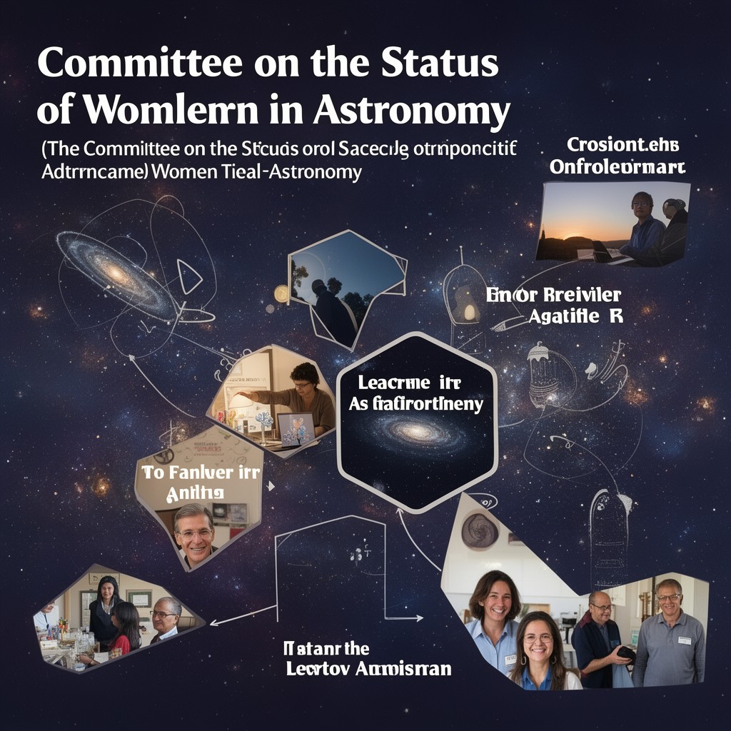 AI-generated illustration of Committee on the Status of Women in Astronomy