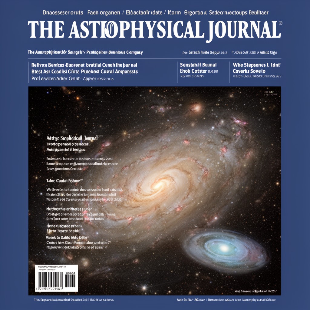 AI-generated illustration of The Astrophysical Journal