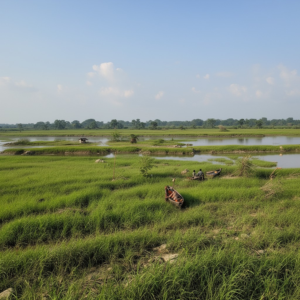 AI-generated illustration of Godavari Delta