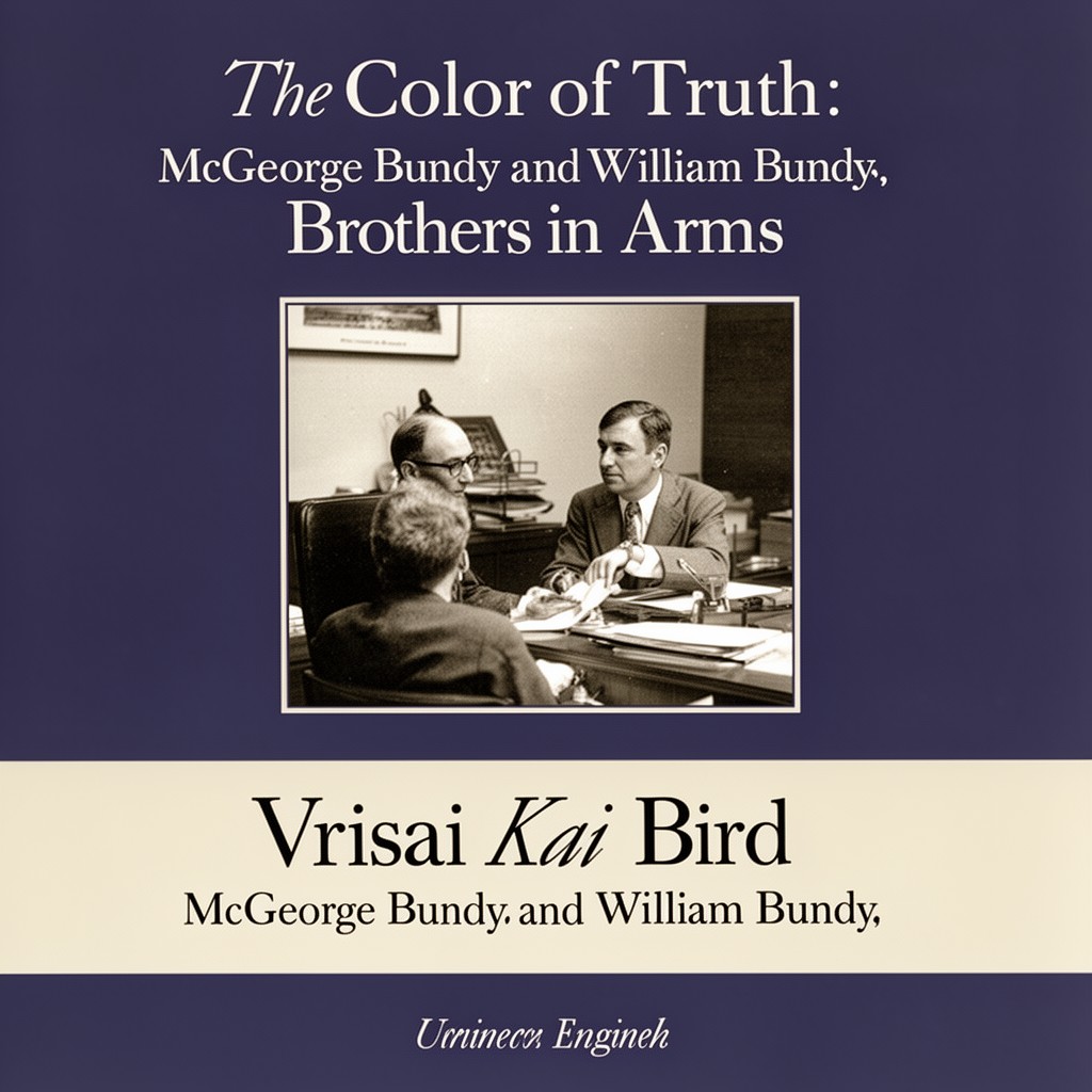AI-generated illustration of The Color of Truth: McGeorge Bundy and William Bundy, Brothers in Arms