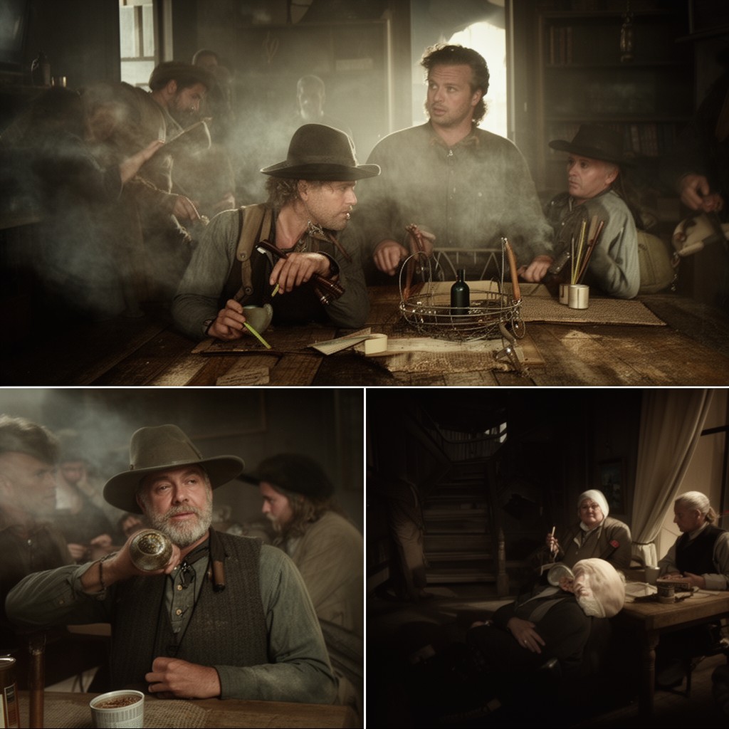 AI-generated illustration of The Assassination of Jesse James by the Coward Robert Ford