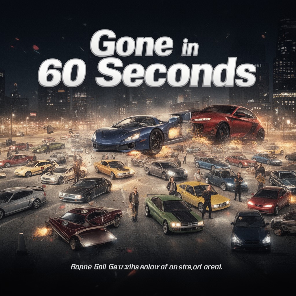 AI-generated illustration of Gone in 60 Seconds