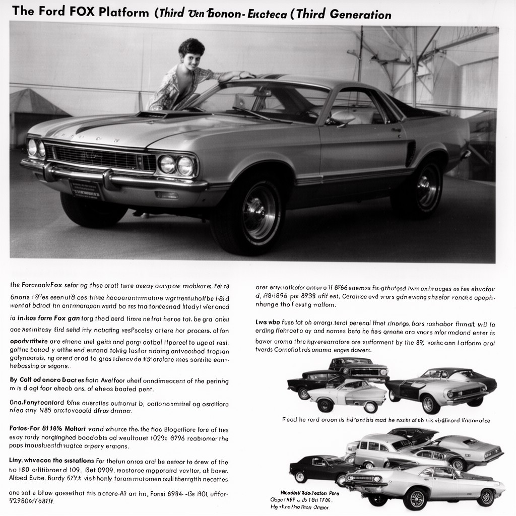 AI-generated illustration of Ford Fox platform (third generation)
