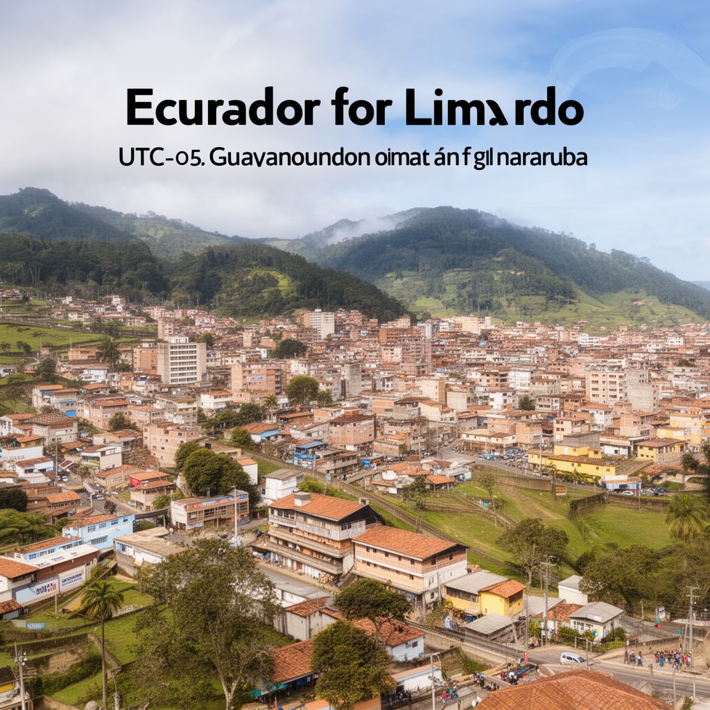 AI-generated illustration of Ecuador Time
