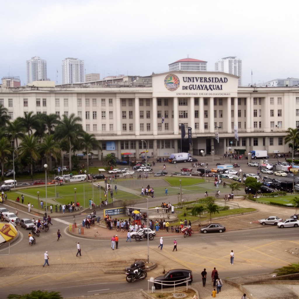 AI-generated illustration of Universidad de Guayaquil