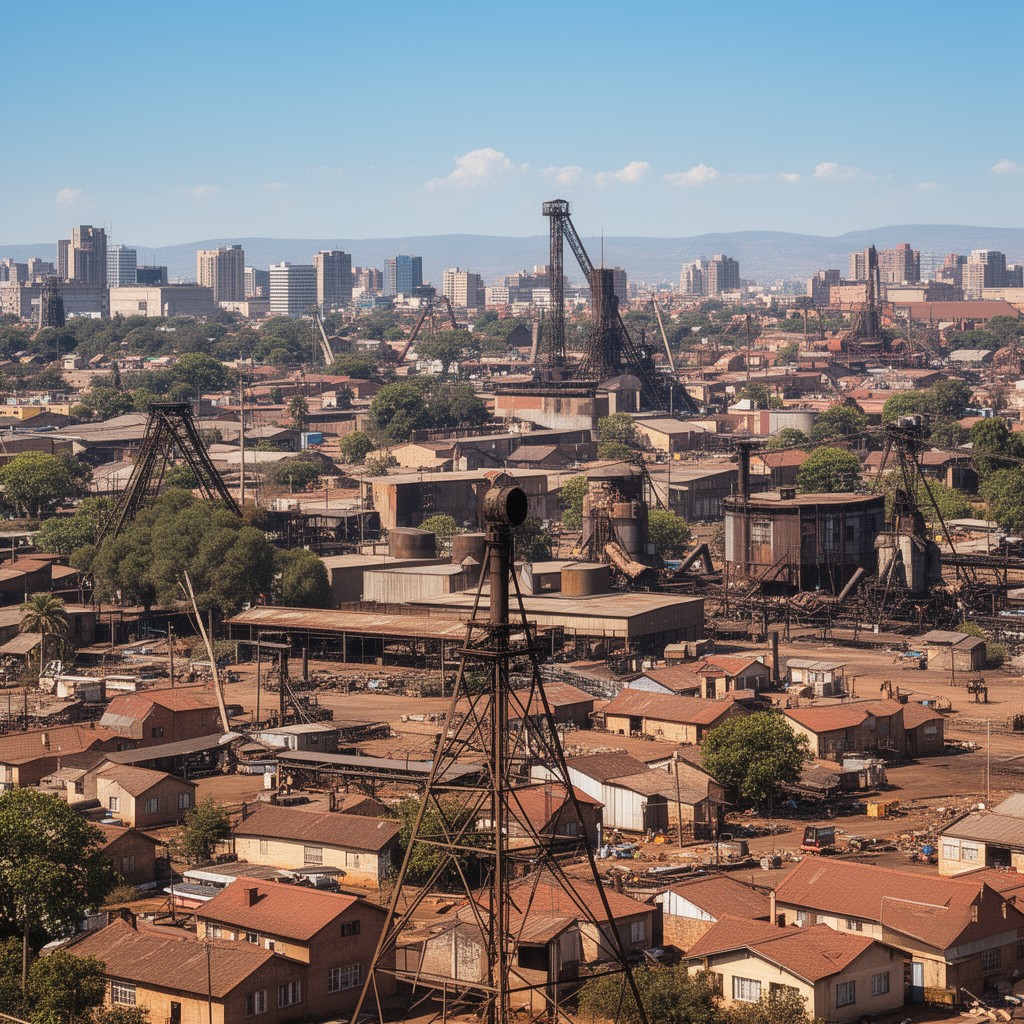 AI-generated illustration of Benoni, Transvaal, South Africa