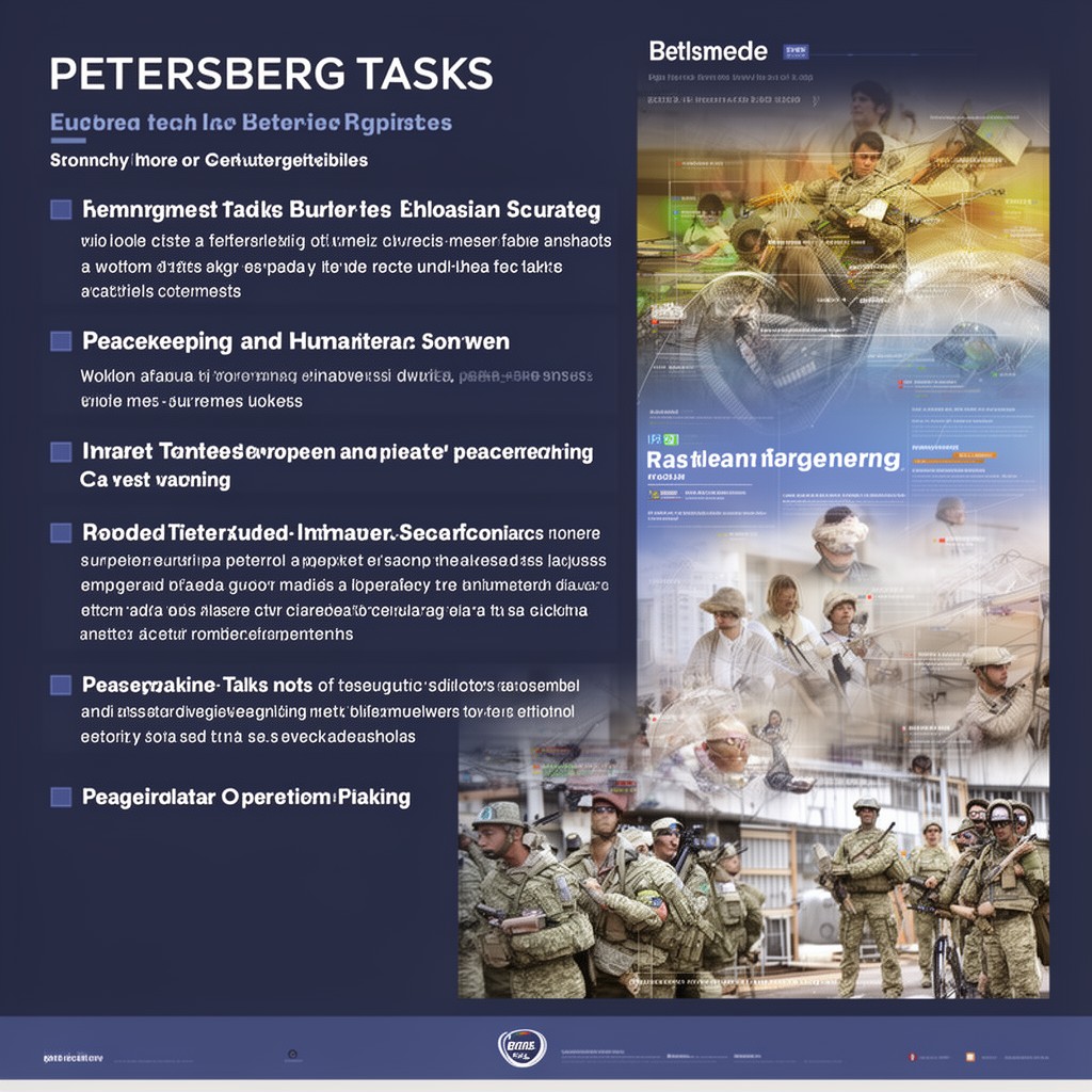 AI-generated illustration of Petersberg Tasks