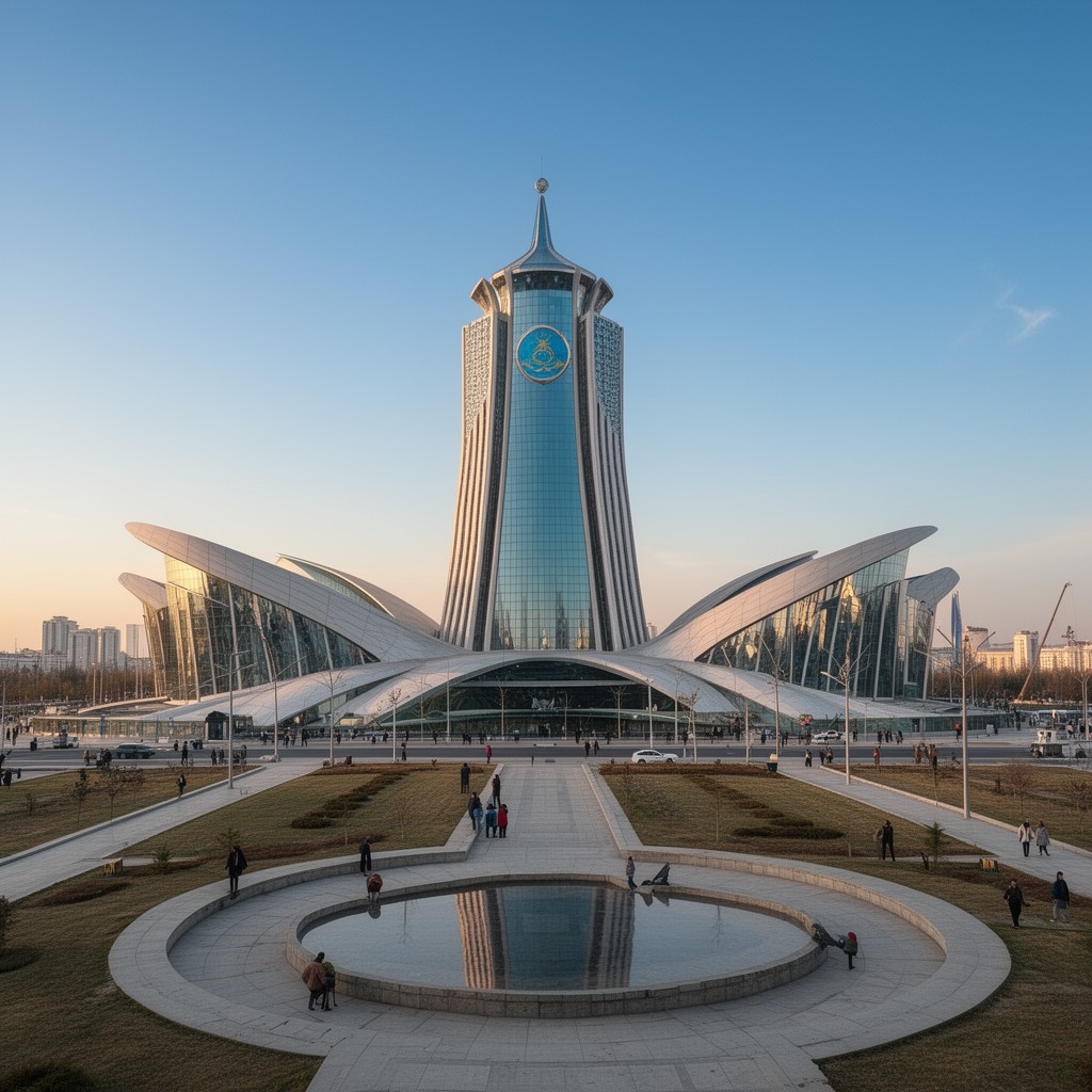 AI-generated illustration of Astana
