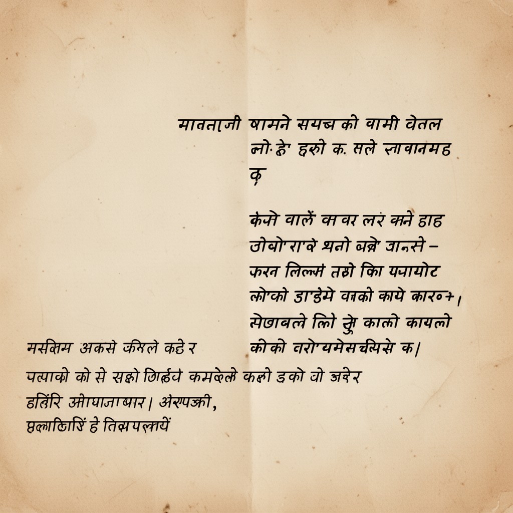 AI-generated illustration of Hindi