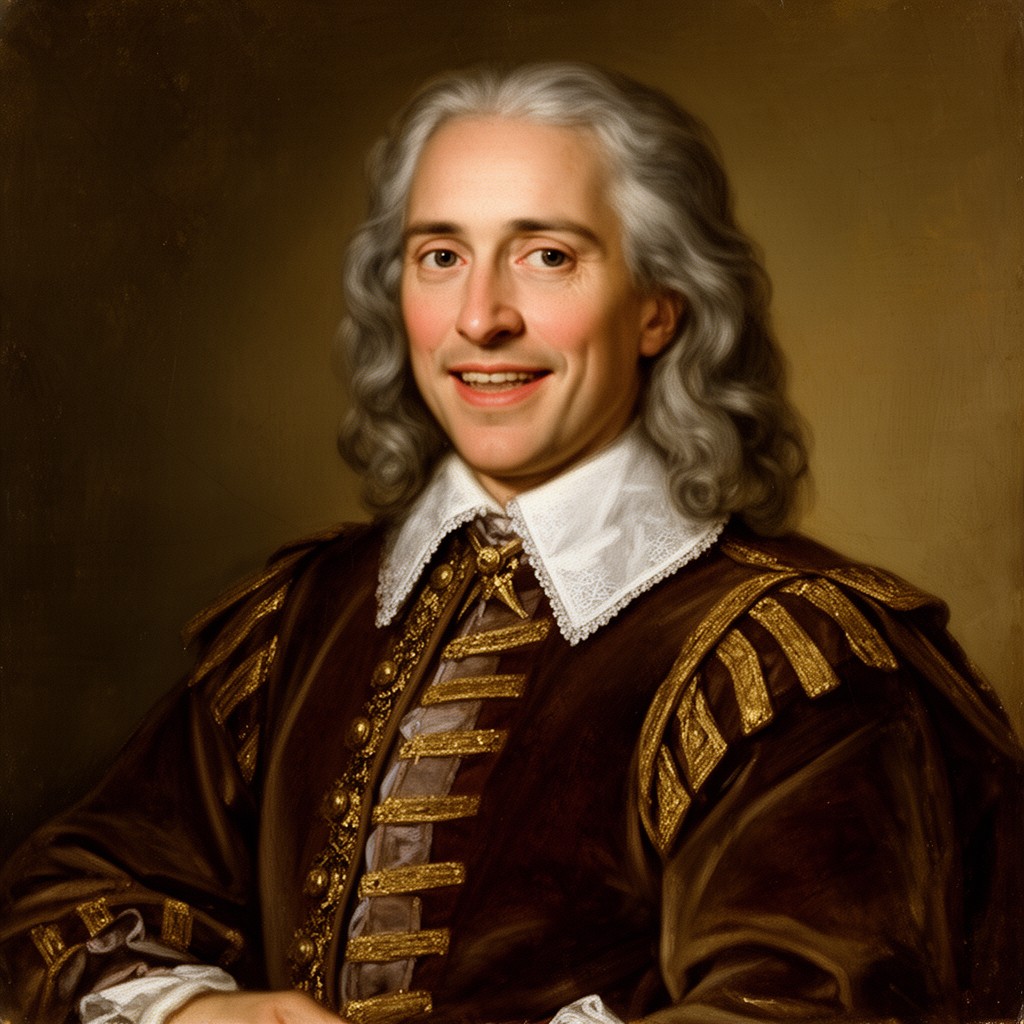 AI-generated illustration of Samuel Pufendorf