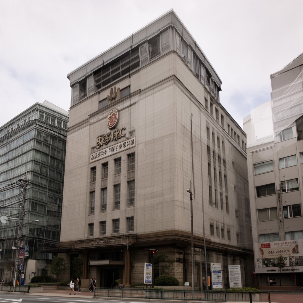AI-generated illustration of Tokyo District Court